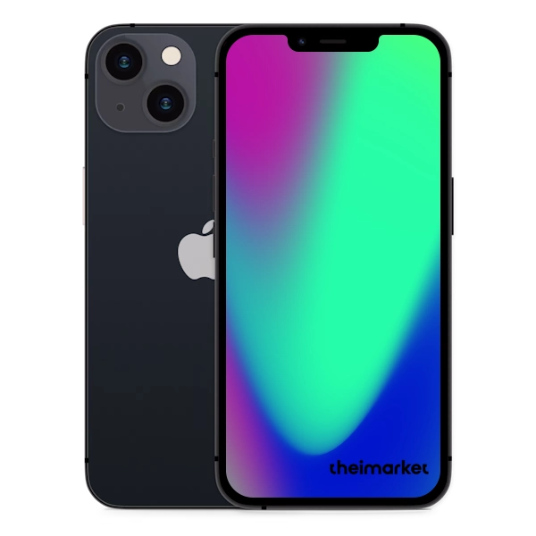 iphone 13 midnight back and front side